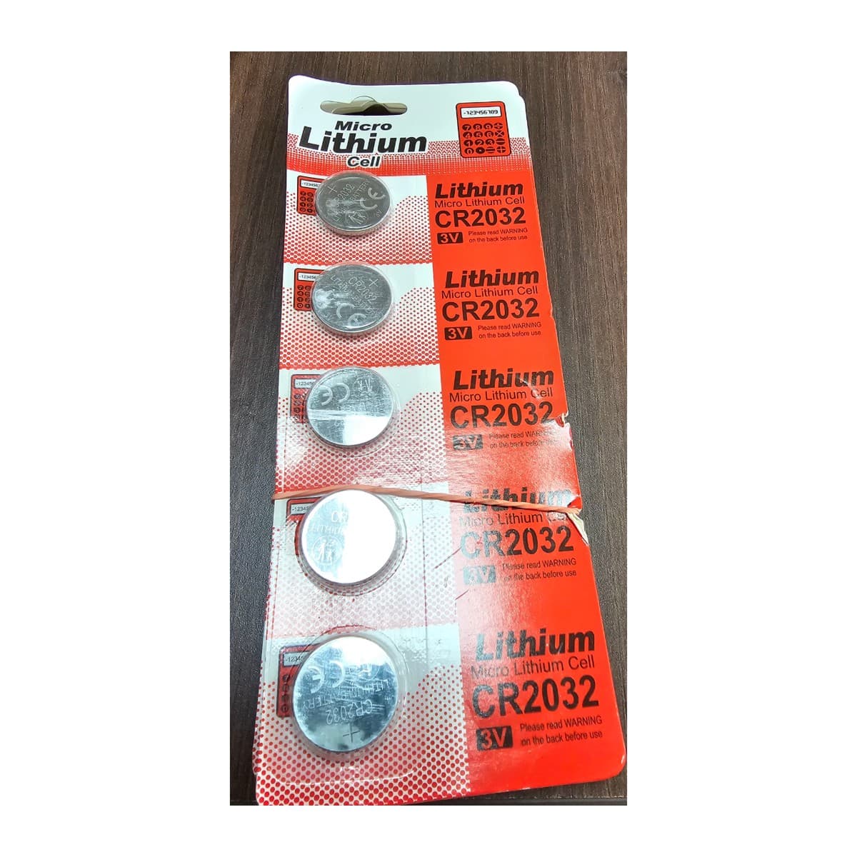 Coin battery CR2032